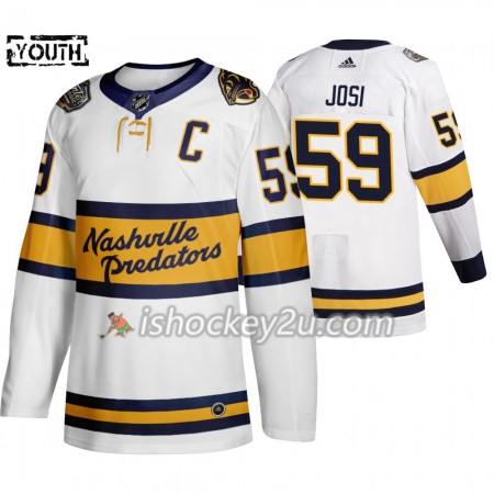 Børn NHL Nashville Predators Trøje Roman Josi 59 Adidas 2020 Winter Classic Authentic